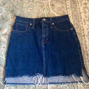 Madewell Jean skirt